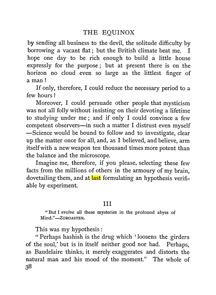 Original scan of The Equinox (Volume I, Number II), PDF page 48
