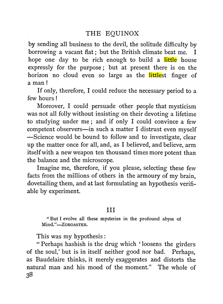 Original scan of The Equinox (Volume I, Number II), PDF page 48