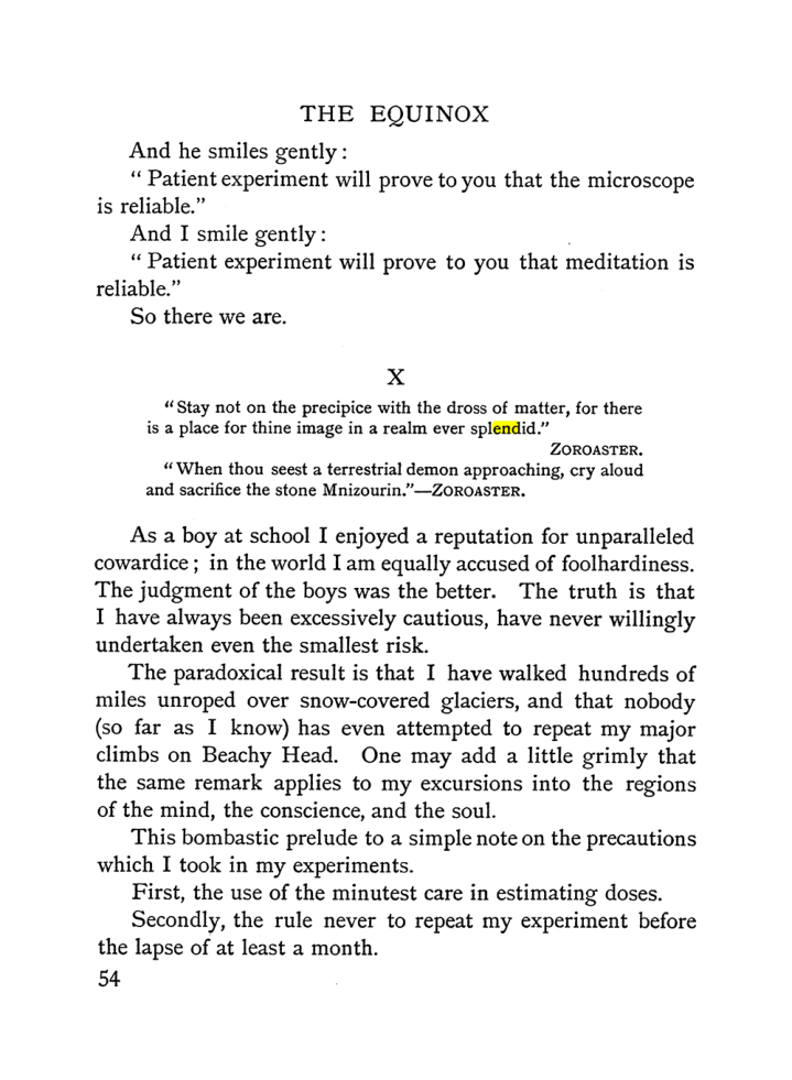 Original scan of The Equinox (Volume I, Number II), PDF page 64