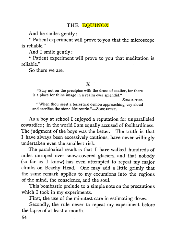 Original scan of The Equinox (Volume I, Number II), PDF page 64