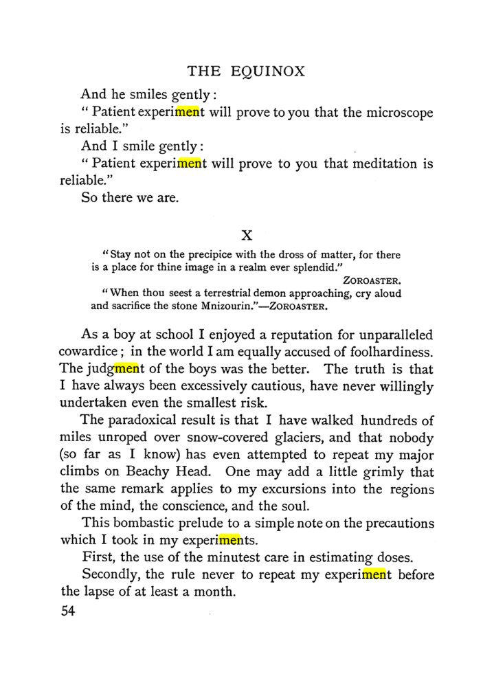 Original scan of The Equinox (Volume I, Number II), PDF page 64