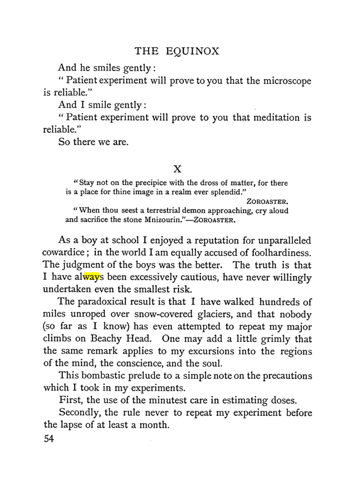 Original scan of The Equinox (Volume I, Number II), PDF page 64
