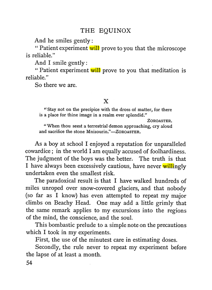Original scan of The Equinox (Volume I, Number II), PDF page 64