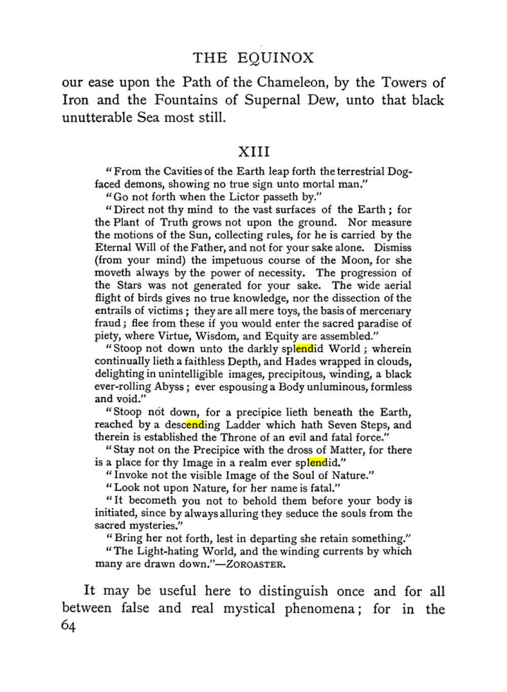 Original scan of The Equinox (Volume I, Number II), PDF page 74