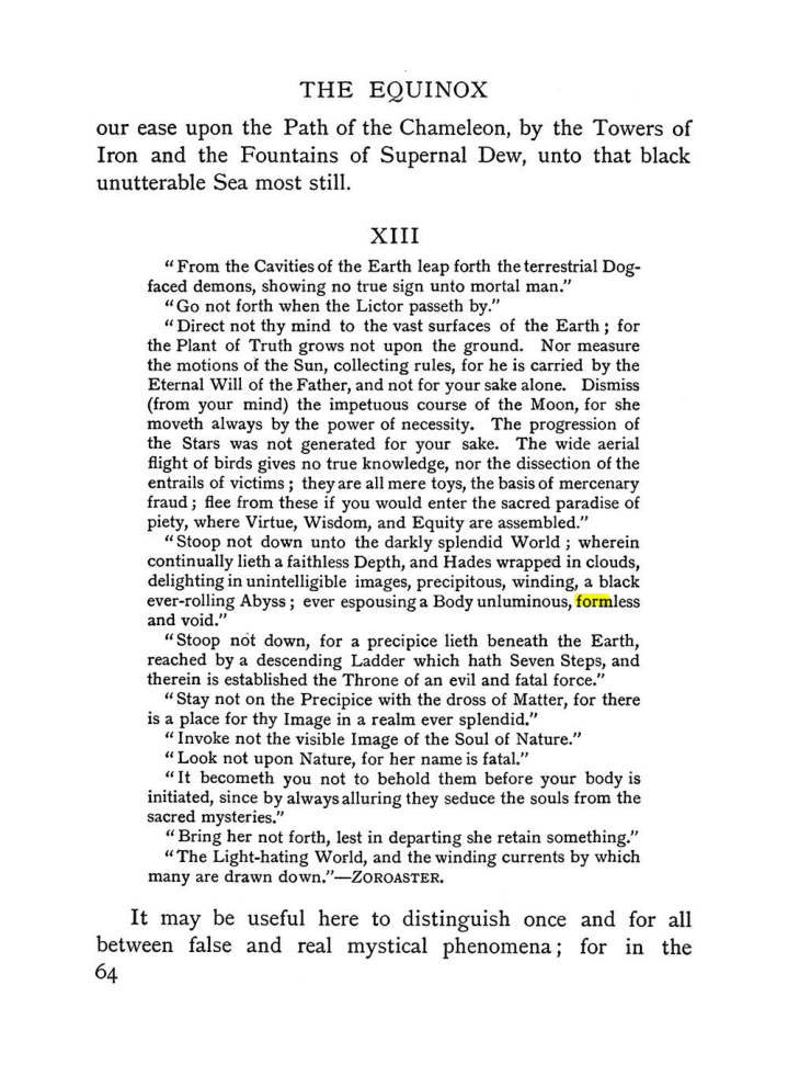 Original scan of The Equinox (Volume I, Number II), PDF page 74