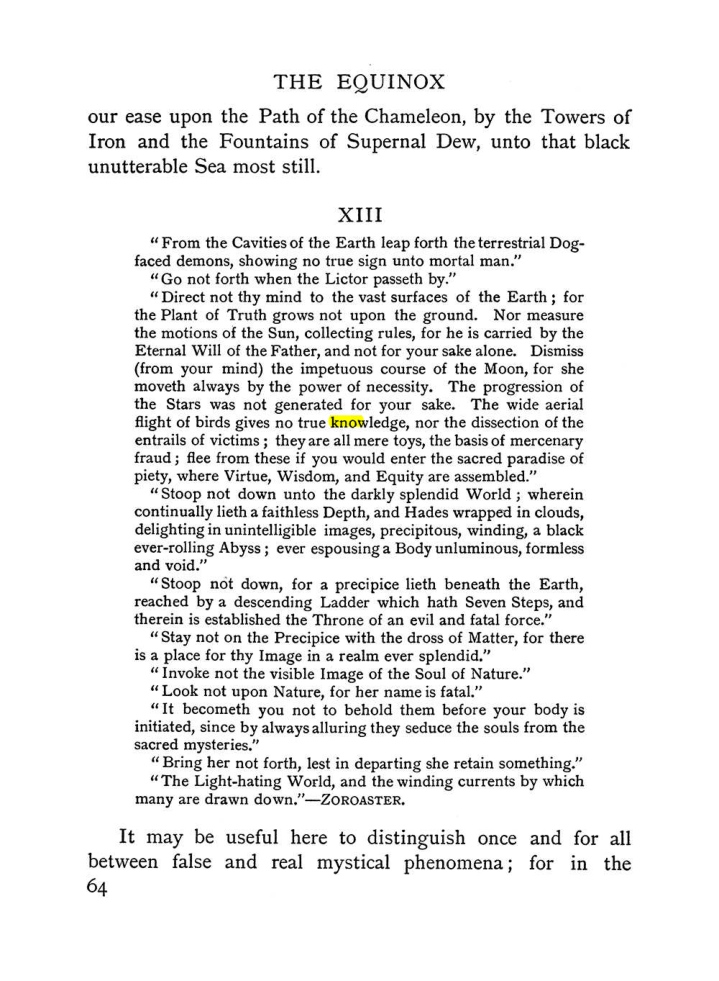 Original scan of The Equinox (Volume I, Number II), PDF page 74