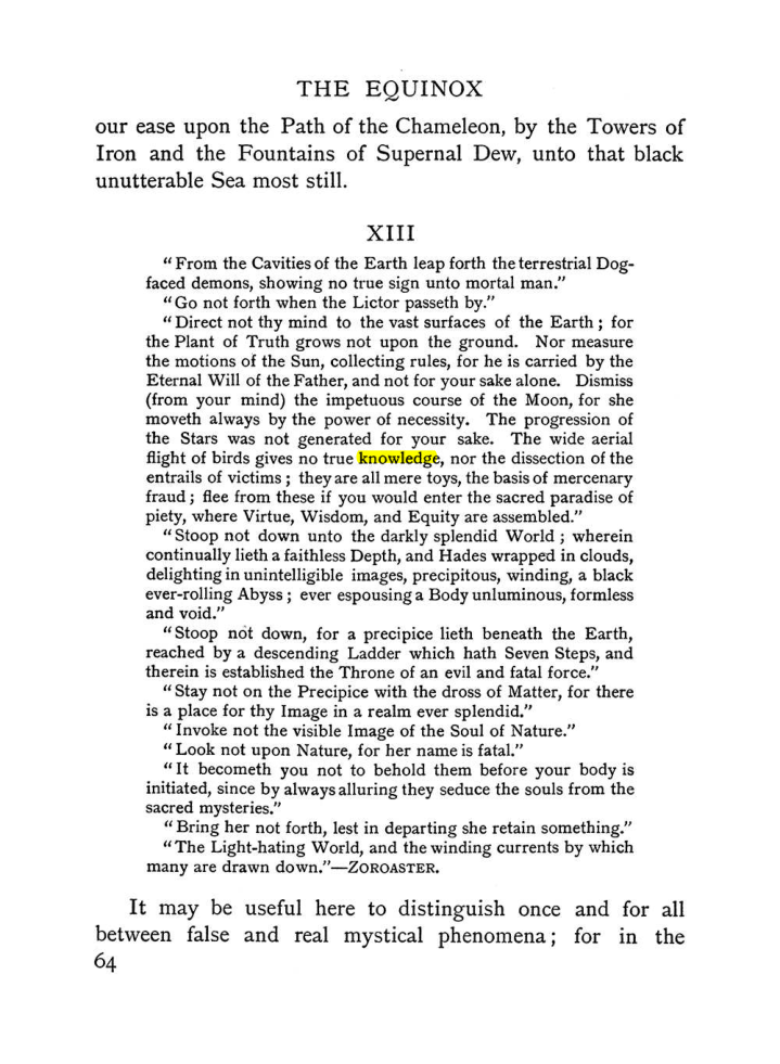 Original scan of The Equinox (Volume I, Number II), PDF page 74