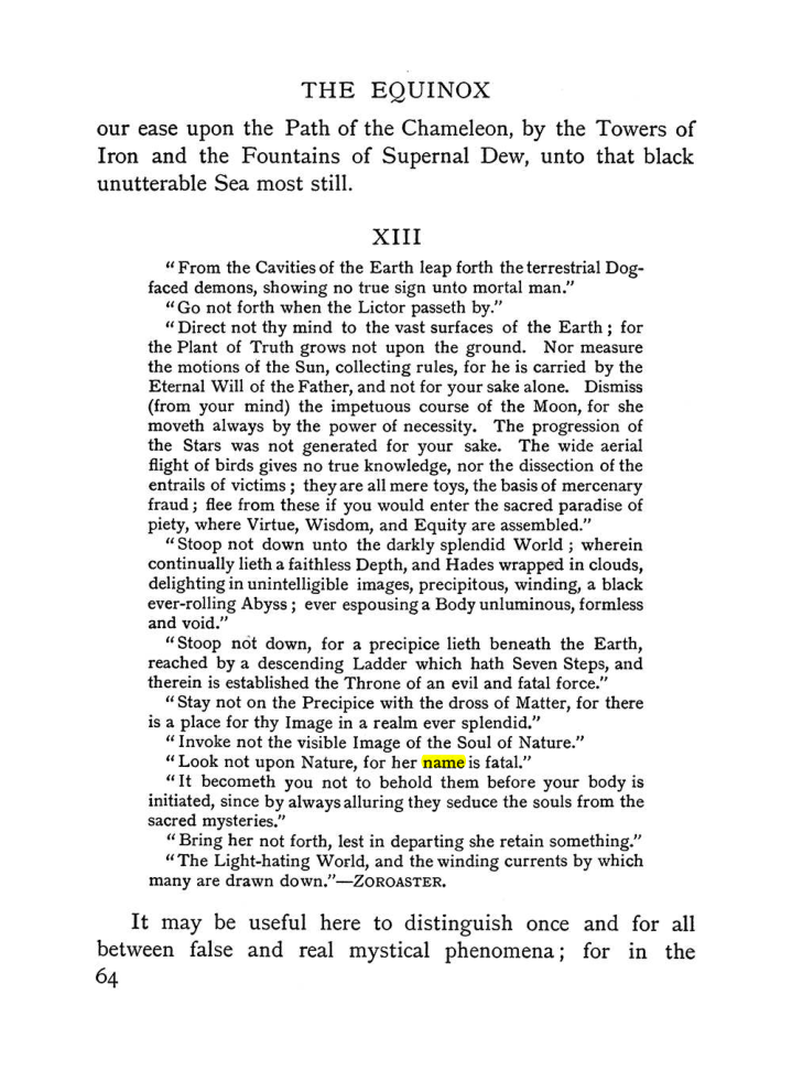 Original scan of The Equinox (Volume I, Number II), PDF page 74