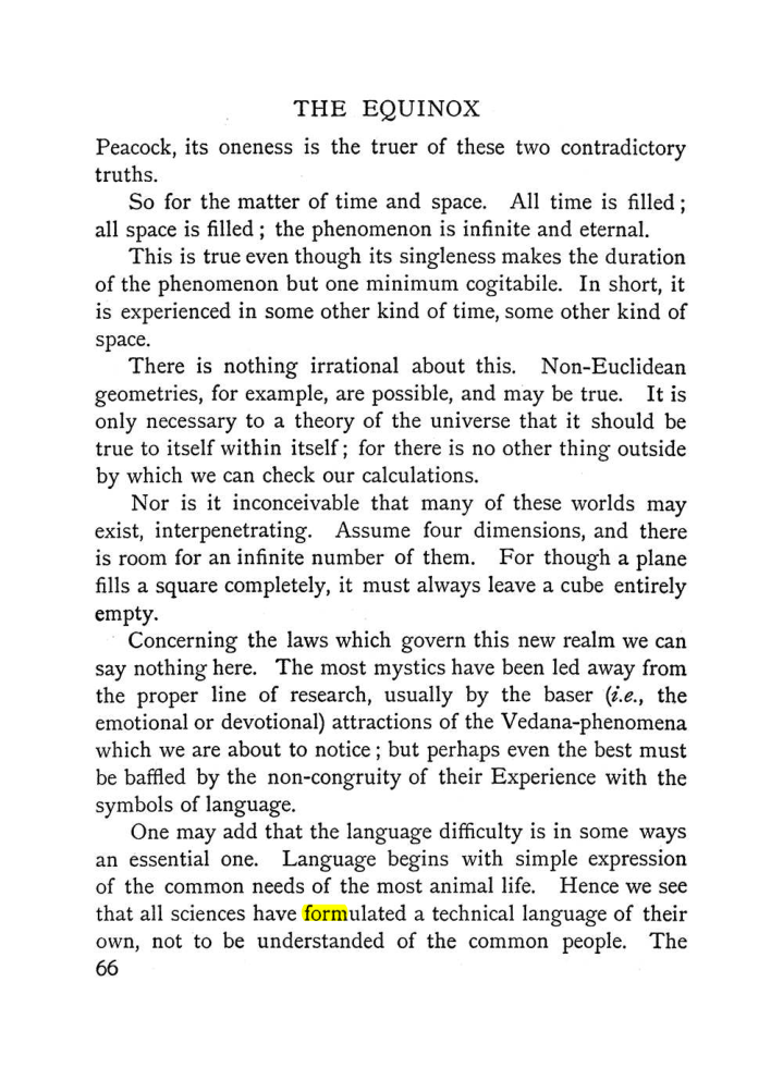 Original scan of The Equinox (Volume I, Number II), PDF page 76