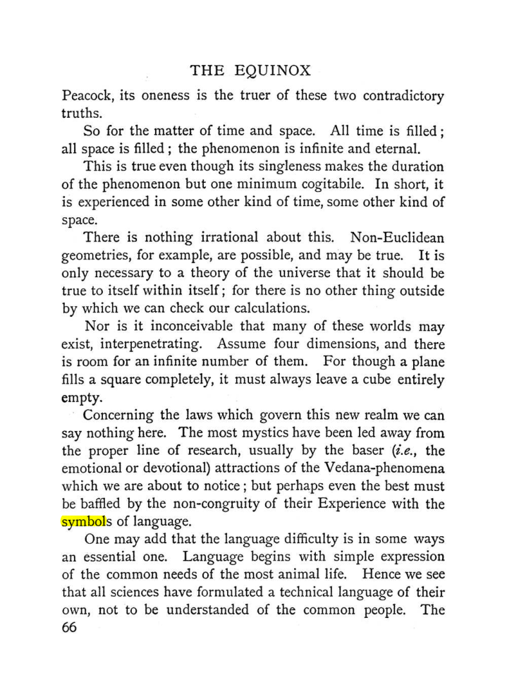 Original scan of The Equinox (Volume I, Number II), PDF page 76