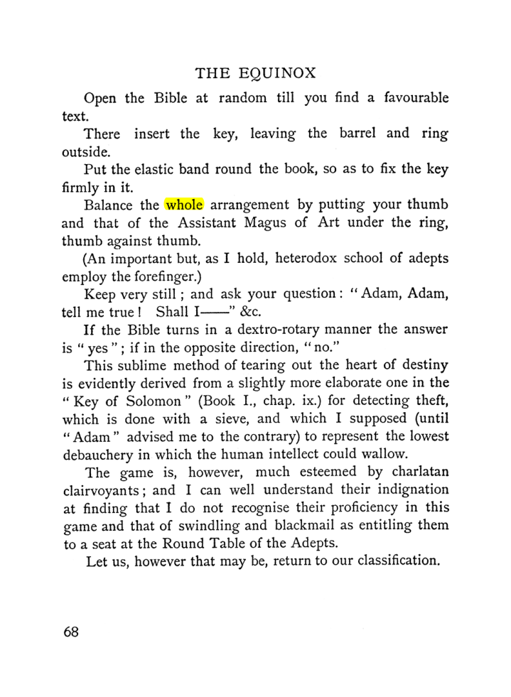 Original scan of The Equinox (Volume I, Number II), PDF page 78