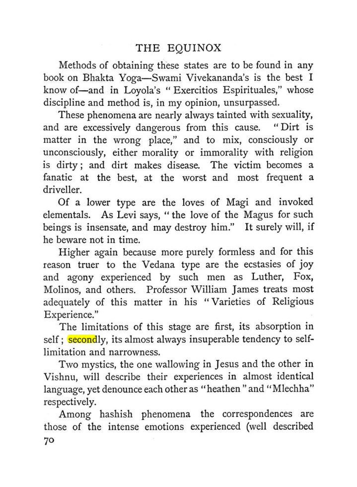Original scan of The Equinox (Volume I, Number II), PDF page 80