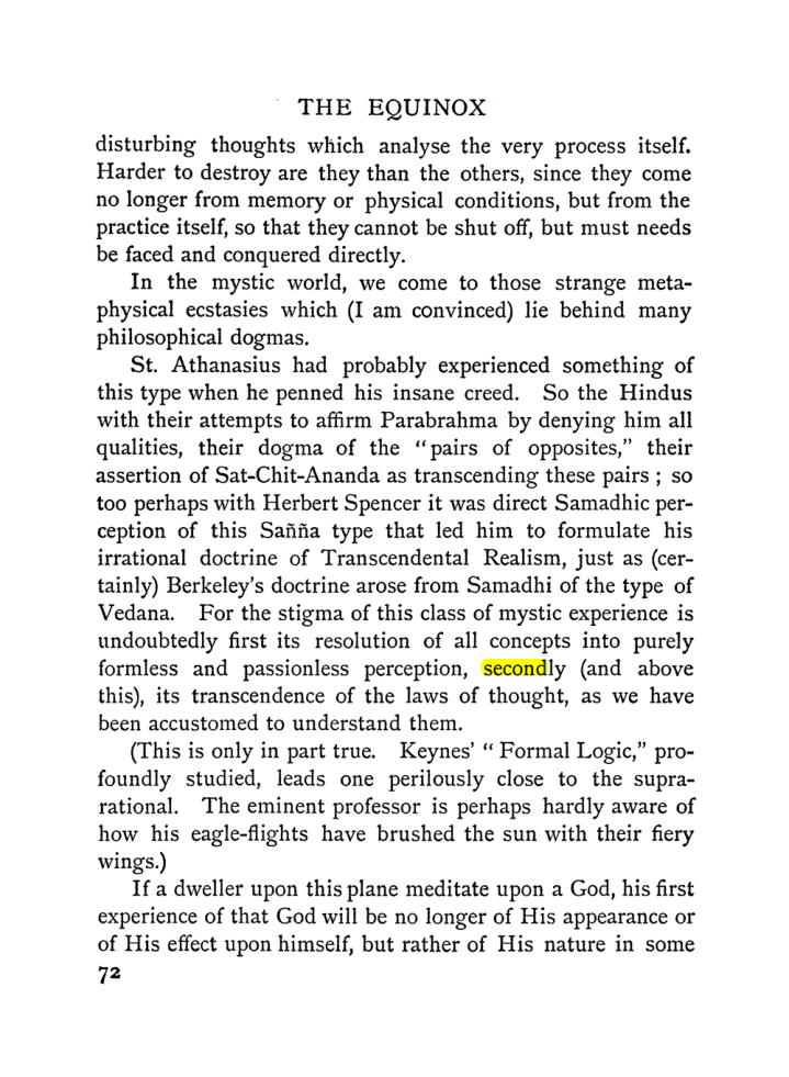 Original scan of The Equinox (Volume I, Number II), PDF page 82
