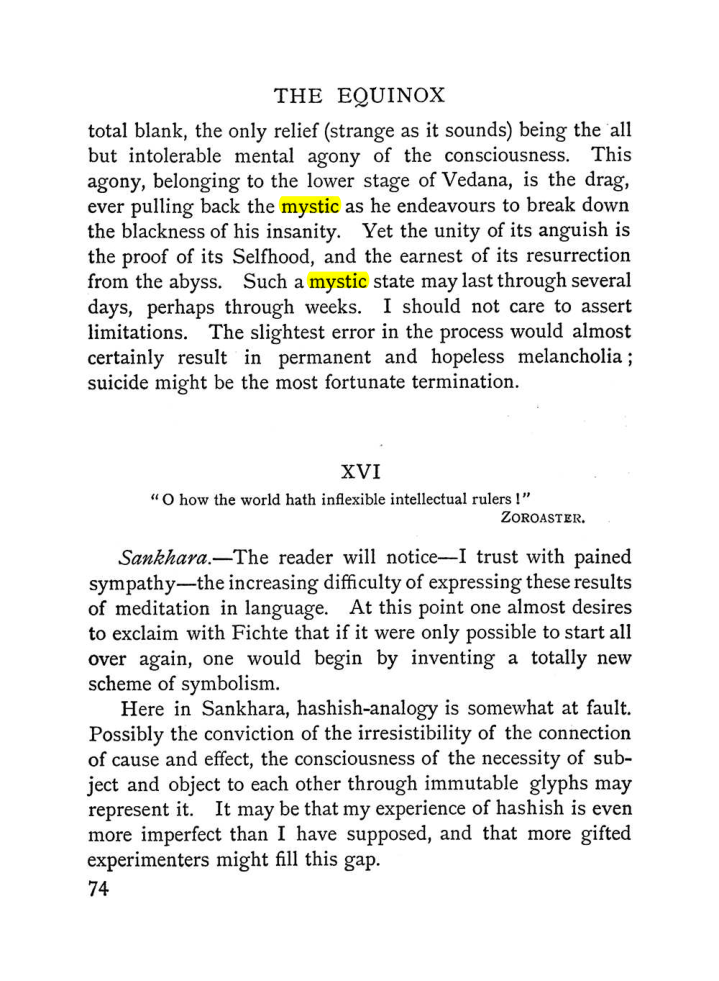 Original scan of The Equinox (Volume I, Number II), PDF page 84