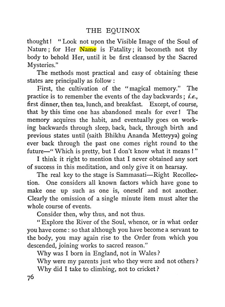 Original scan of The Equinox (Volume I, Number II), PDF page 86