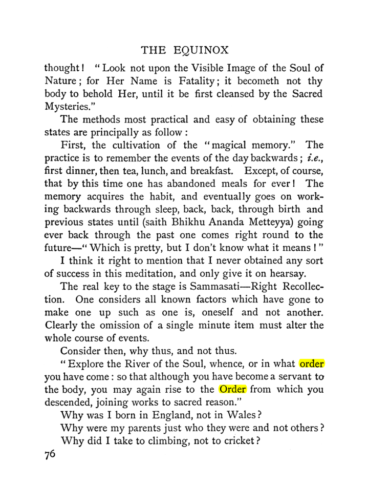 Original scan of The Equinox (Volume I, Number II), PDF page 86