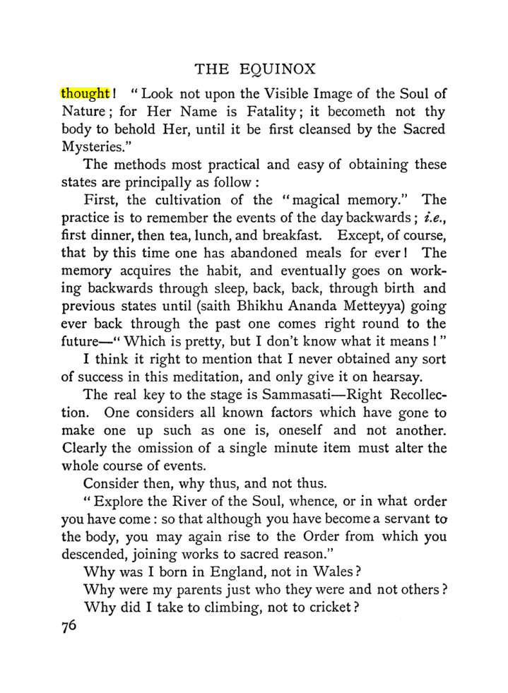 Original scan of The Equinox (Volume I, Number II), PDF page 86