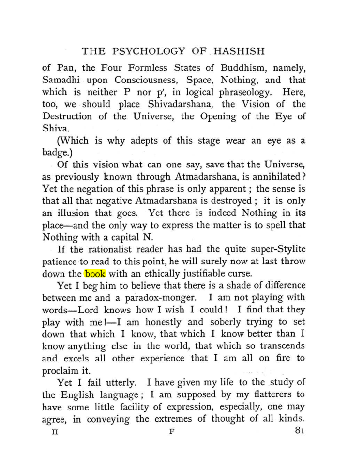 Original scan of The Equinox (Volume I, Number II), PDF page 91