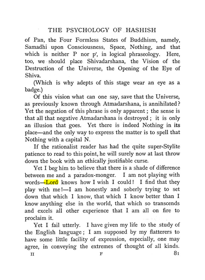 Original scan of The Equinox (Volume I, Number II), PDF page 91