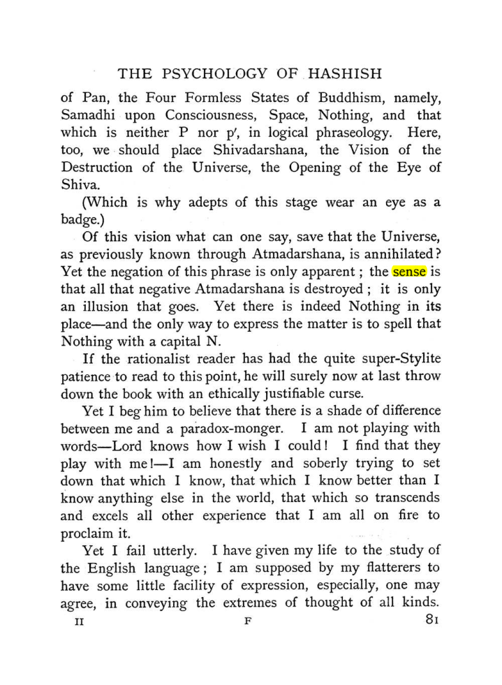 Original scan of The Equinox (Volume I, Number II), PDF page 91