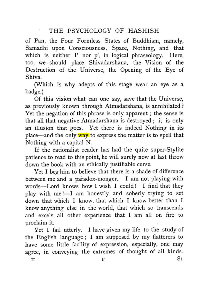 Original scan of The Equinox (Volume I, Number II), PDF page 91