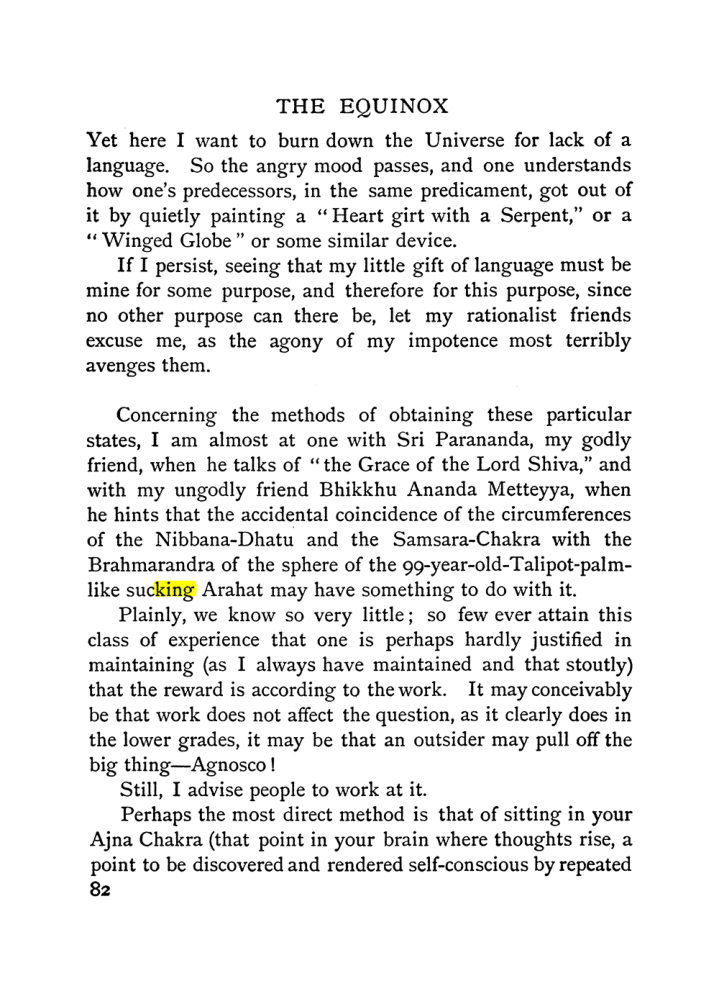 Original scan of The Equinox (Volume I, Number II), PDF page 92