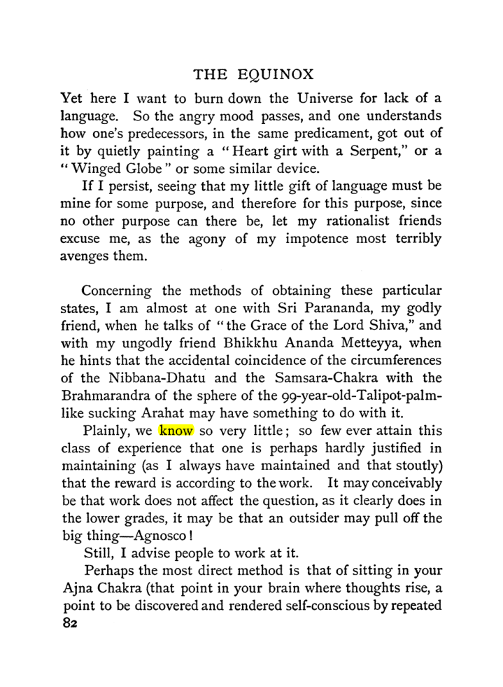 Original scan of The Equinox (Volume I, Number II), PDF page 92