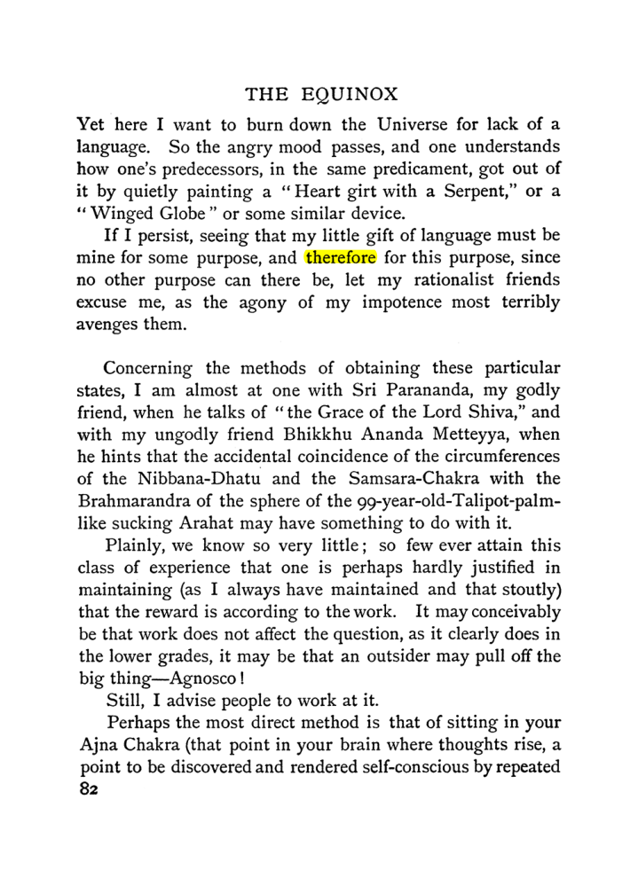 Original scan of The Equinox (Volume I, Number II), PDF page 92