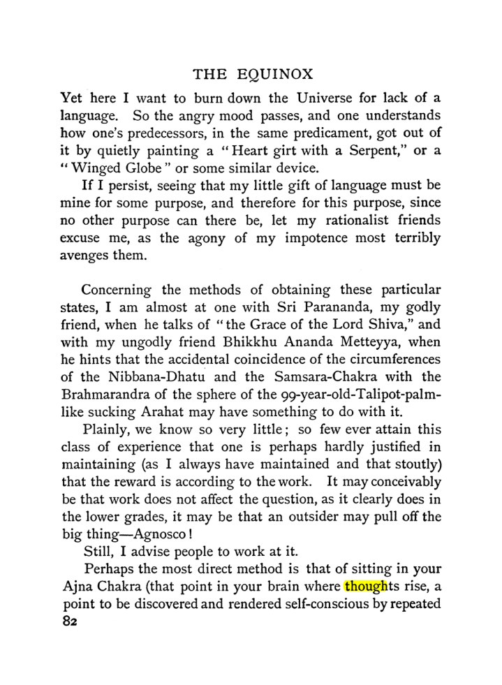 Original scan of The Equinox (Volume I, Number II), PDF page 92