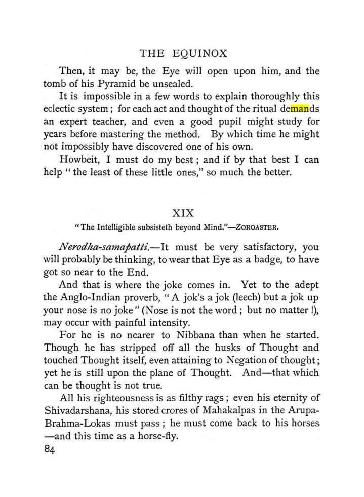Original scan of The Equinox (Volume I, Number II), PDF page 94