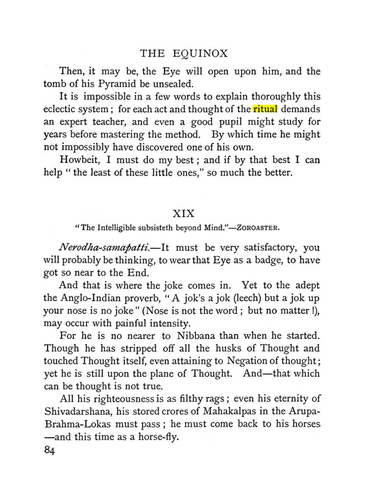 Original scan of The Equinox (Volume I, Number II), PDF page 94