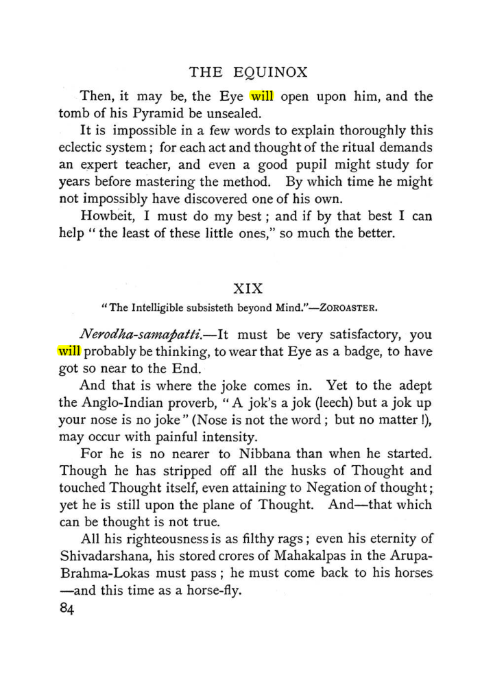 Original scan of The Equinox (Volume I, Number II), PDF page 94