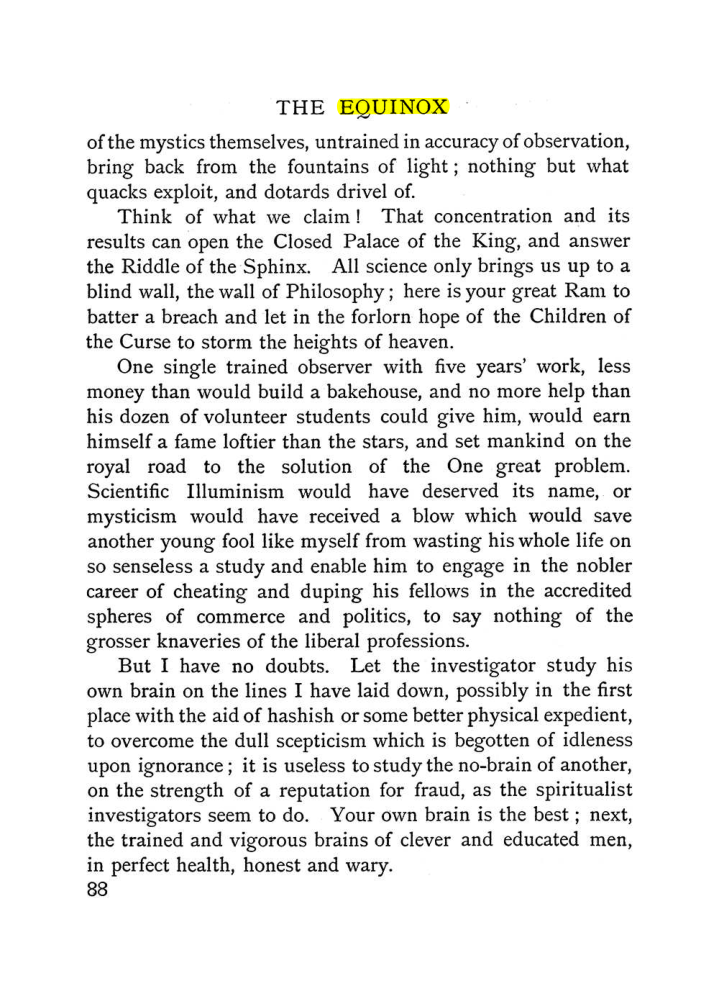 Original scan of The Equinox (Volume I, Number II), PDF page 98