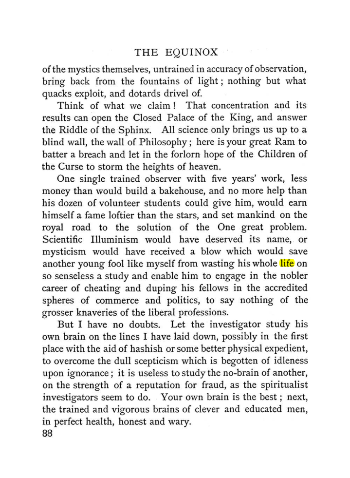 Original scan of The Equinox (Volume I, Number II), PDF page 98