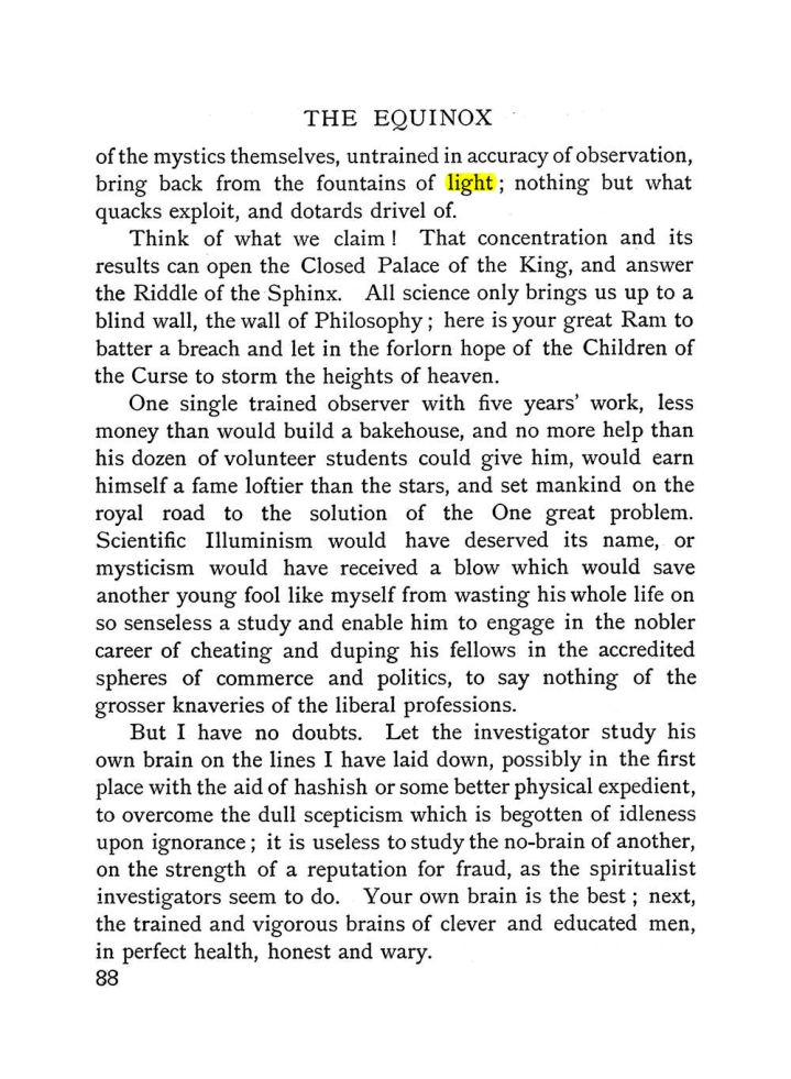 Original scan of The Equinox (Volume I, Number II), PDF page 98