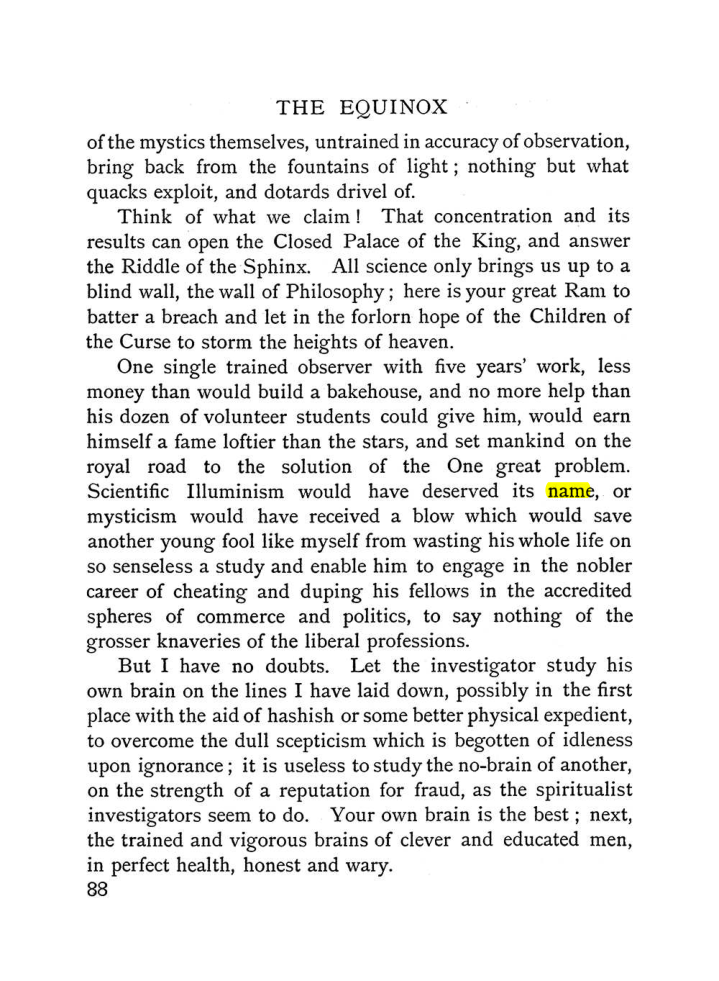 Original scan of The Equinox (Volume I, Number II), PDF page 98
