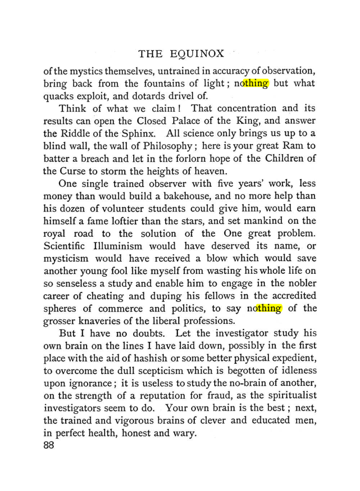 Original scan of The Equinox (Volume I, Number II), PDF page 98