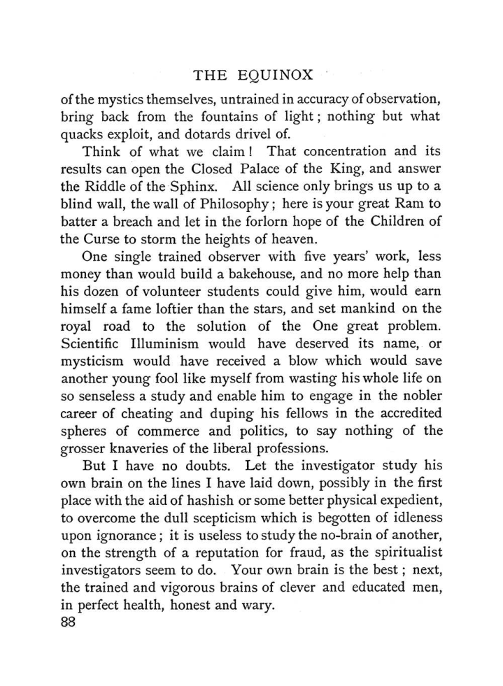 Original scan of The Equinox (Volume I, Number II), PDF page 98