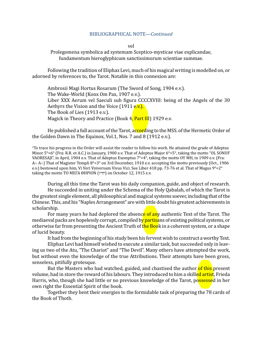 Original scan of The Book of Thoth, PDF page 10