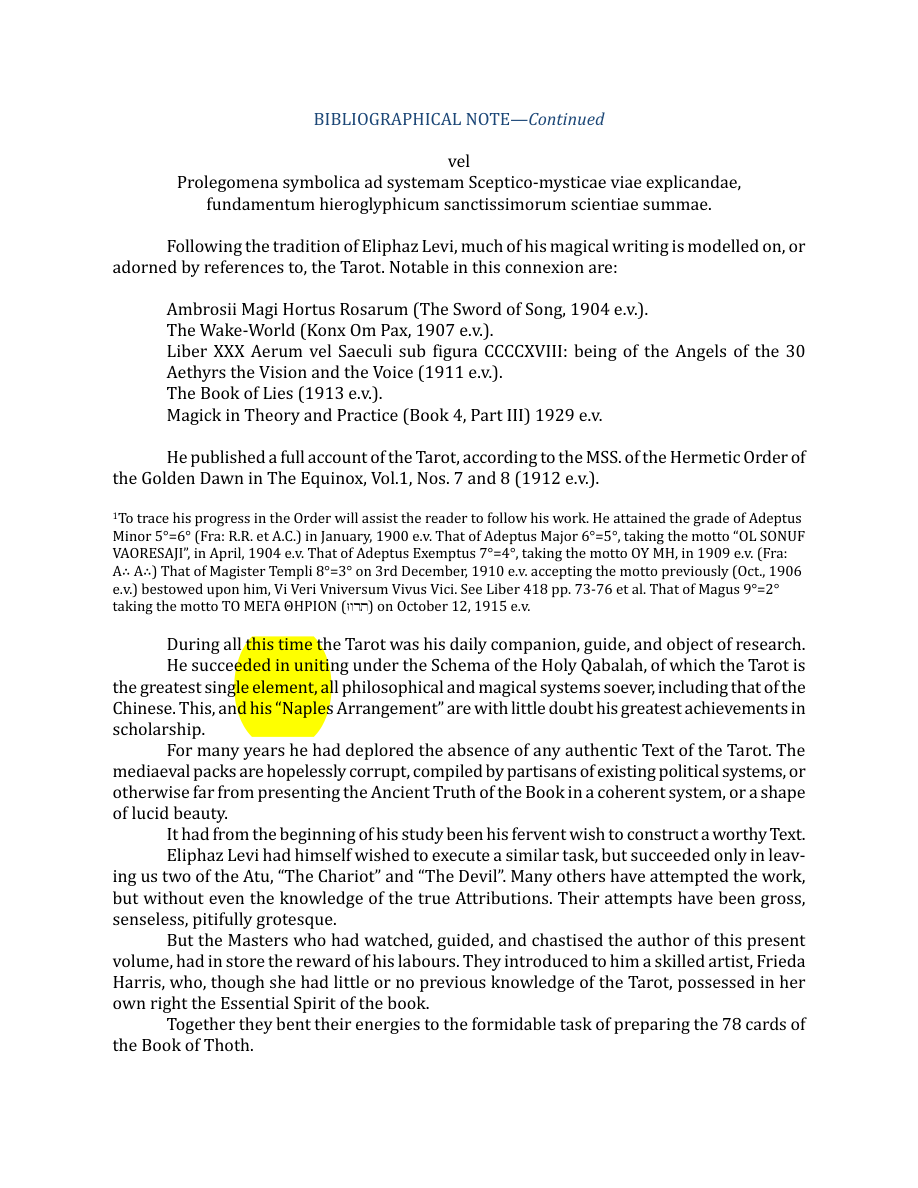 Original scan of The Book of Thoth, PDF page 10
