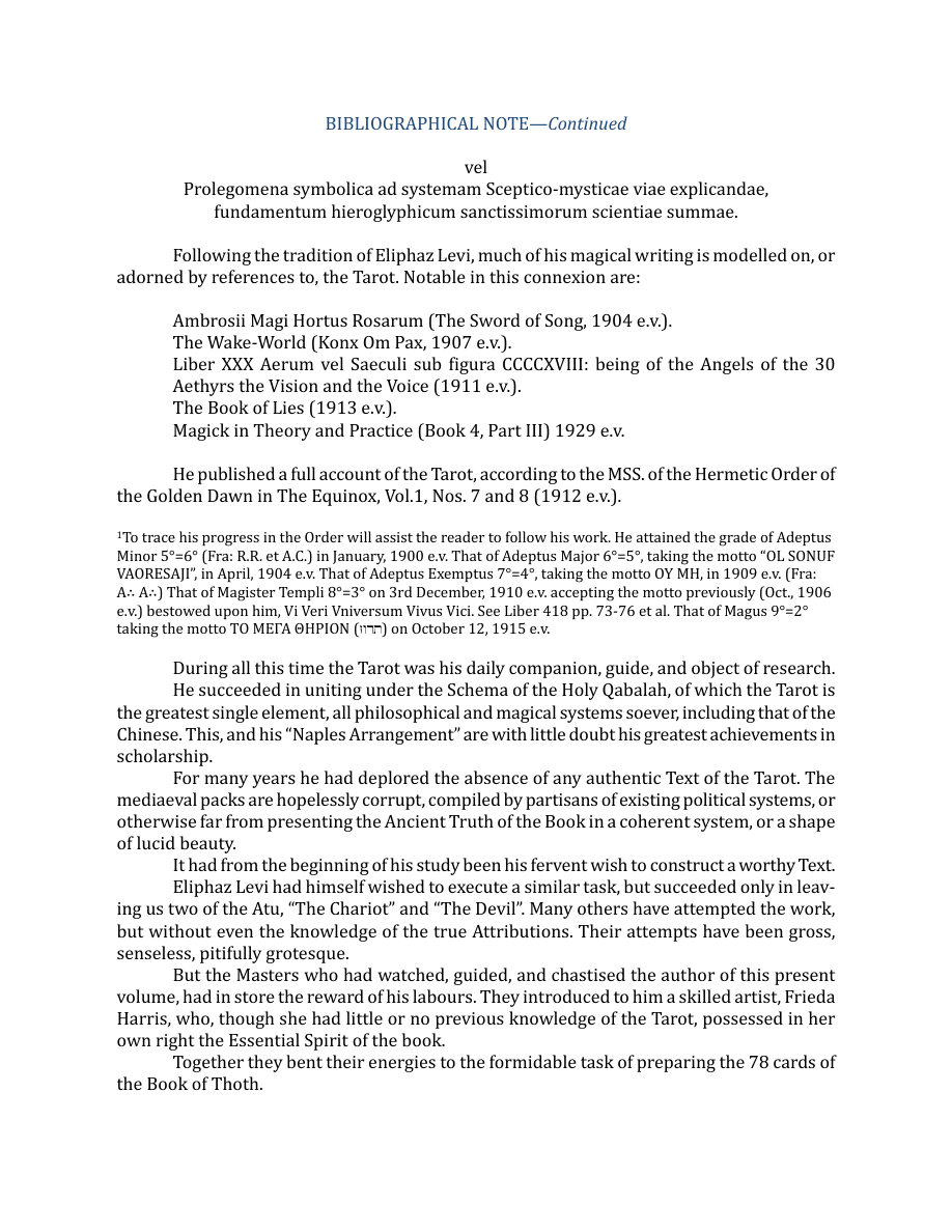 Original scan of The Book of Thoth, PDF page 10