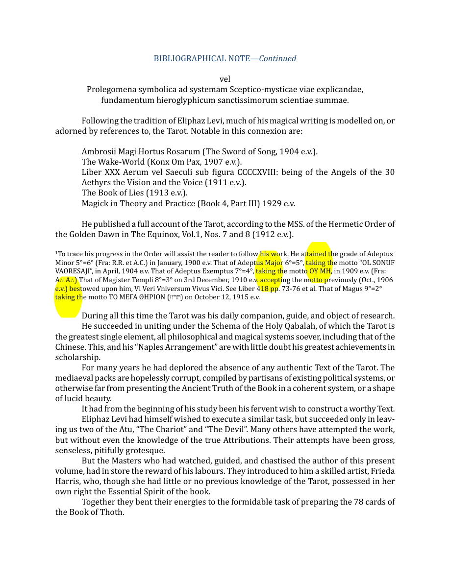 Original scan of The Book of Thoth, PDF page 10