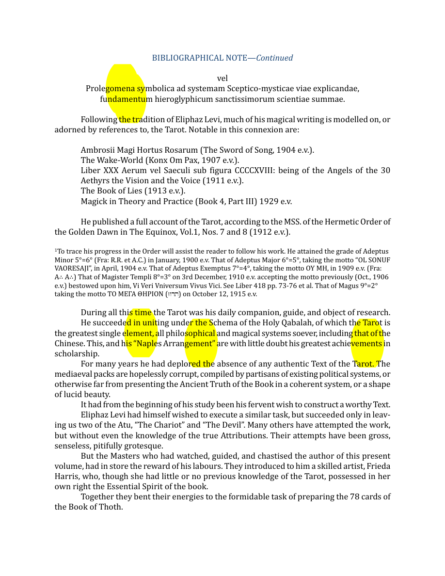 Original scan of The Book of Thoth, PDF page 10