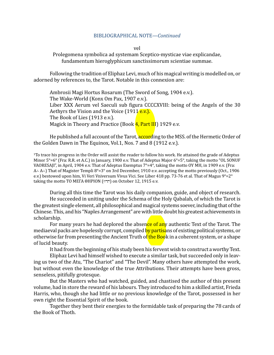 Original scan of The Book of Thoth, PDF page 10