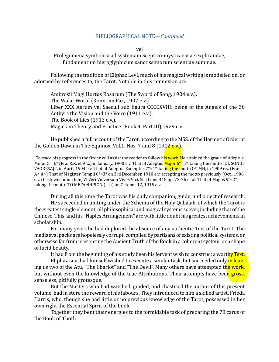Original scan of The Book of Thoth, PDF page 10