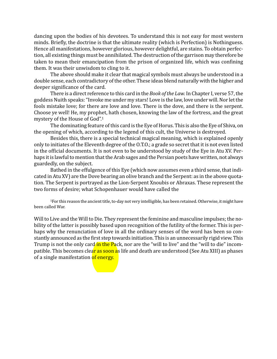 Original scan of The Book of Thoth, PDF page 100