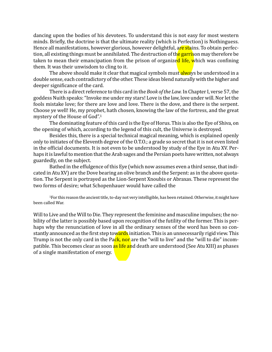 Original scan of The Book of Thoth, PDF page 100