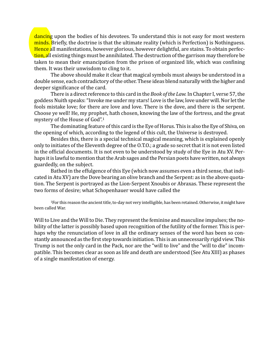Original scan of The Book of Thoth, PDF page 100