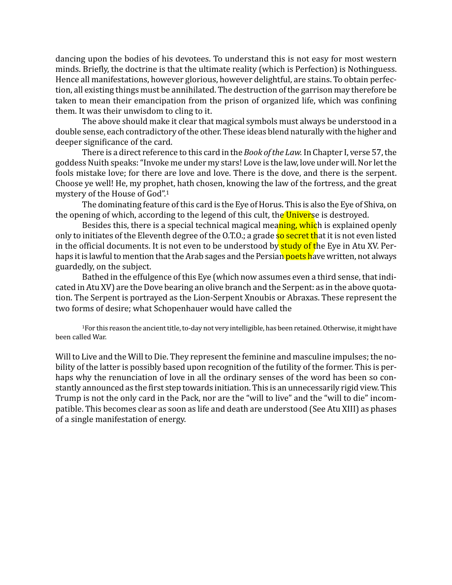 Original scan of The Book of Thoth, PDF page 100