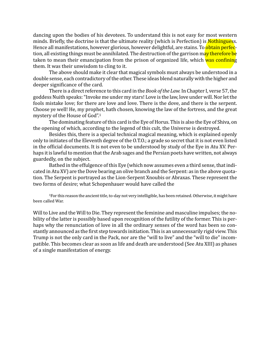 Original scan of The Book of Thoth, PDF page 100